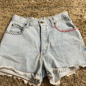 Size 7 vintage high waisted shorts